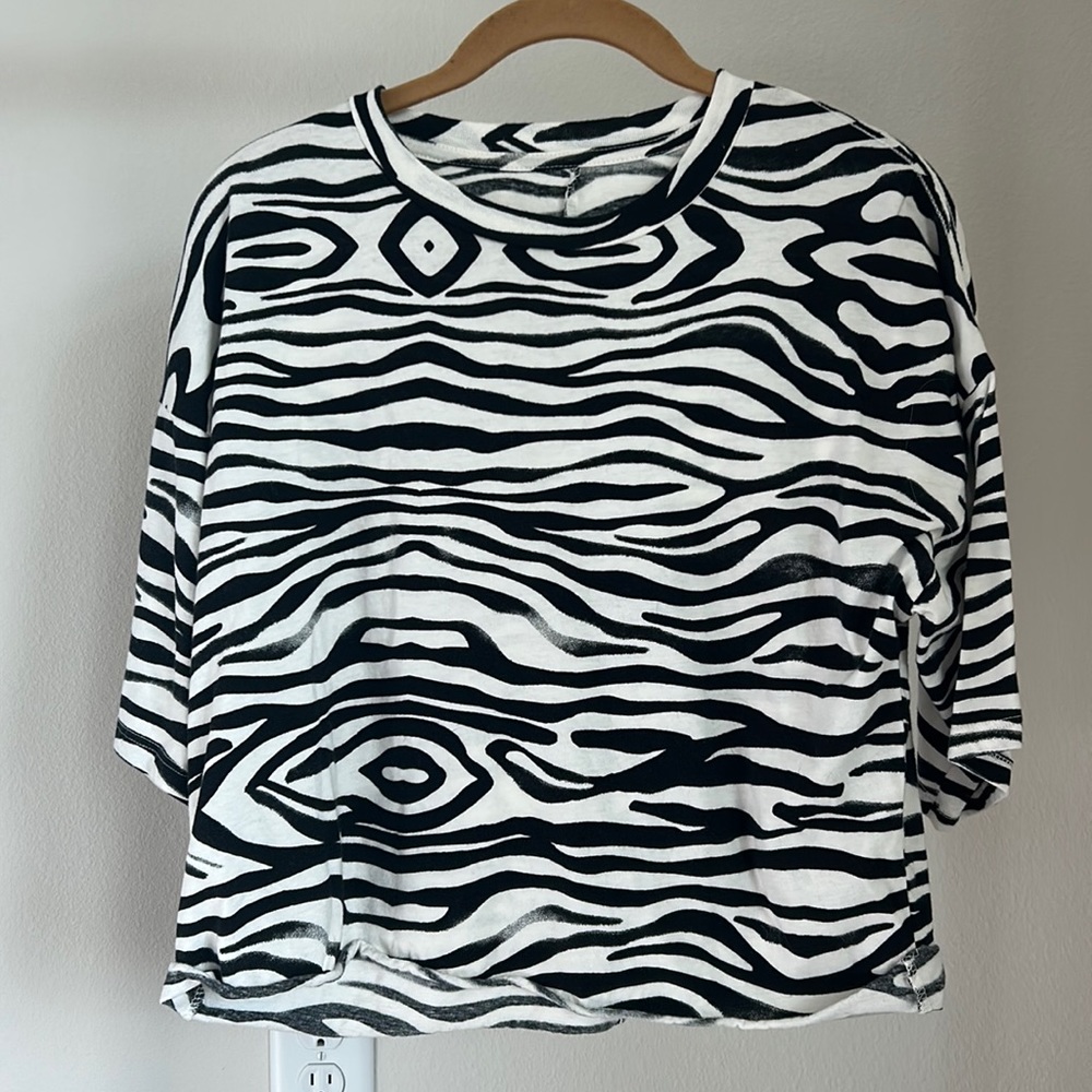 Zebra Print Top